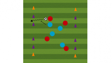dribble through goal drill